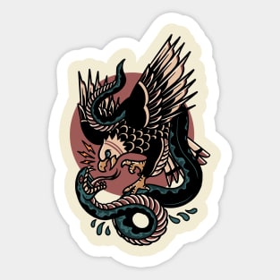 the duel 2 tattoo Sticker